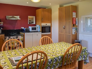 Farmhouse style dining area | The Byre - Millinder House, Westerdale, near Castleton