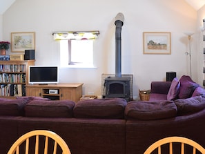 Cosy living area | The Byre - Millinder House, Westerdale, near Castleton