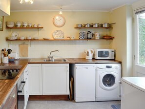 Well equipped kitchen area | The Old Post Office, Lower Bockhampton