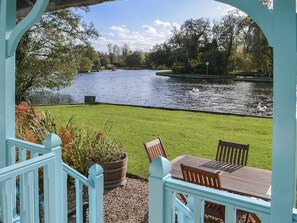 Wonderful view of the broads from the verandah | Leisure Hour, Hoveton, near Wroxham, Norwich