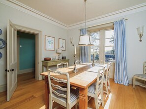 Bright spacious dining room | The Glen Farmhouse - Lincluden Estate, Shawhead, Dumfries