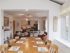 Open plan living/dining room/kitchen | Coastal Hideout, Wells-next-the-Sea