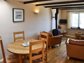 Living room with dining area | Cobblers Cottage, Port Isaac