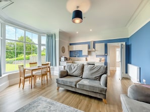 Open plan living space | Silverdale Apartment - Meathop Fell Caravan Club Apartments and Cottage, Meathop, near Grange-over-Sands