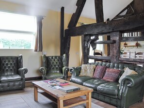 Living room | Hirros Hall Longhouse, Llanerfyl, nr. Welshpool