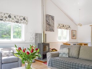 Welcoming living area of the open-plan living space | Tigh A Vullin, Ardfern, near Lochgilphead