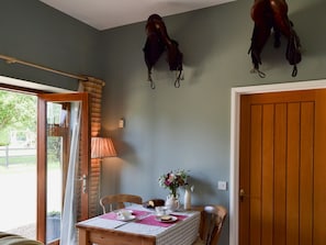 Dining area | Saddle Room - Higher Farm, Martin, Fordingbridge