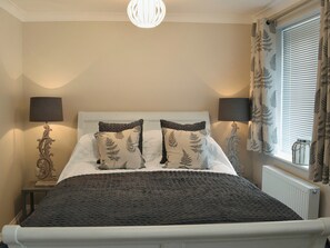 Charming double bedroom with quality furnishings  | Elm Tree Cottage at Cottage Farm - Cottage Farm, Foxholes, near Scarborough
