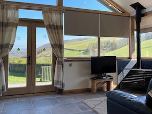 Living room | Red Kite Cottage - Mill Farm Holiday Cottages, Heyope, near Knighton