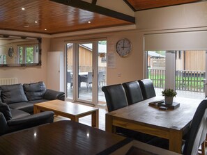 Open plan living space  | Leafy Run - Otterburn Hall Lodges, Otterburn, near Bellingham