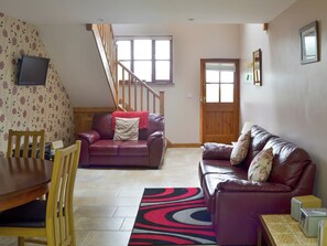 Lounge area of open-plan living space | Clougha View - Rooten Brook Farm, Quernmore, near Lancaster
