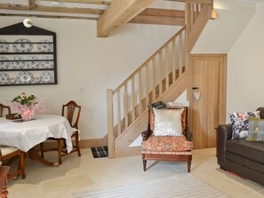 Living room with dining area | Manor House Dairy Cottage, East Ayton, near Scarborough