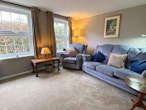 Comfortable seating within living area | April Cottage, Clay Common, near Southwold