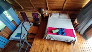 Queen size bed & Double bed on the second floor
