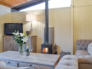 Welcoming living area | Pampita Lodge - Tickton Hall Cottages, Beverley