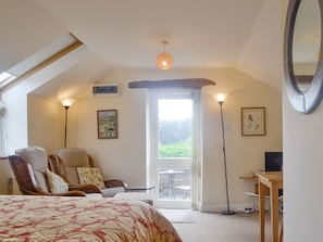 Light and airy studio style living space | The Hayloft, Edge Hills, near Littledean