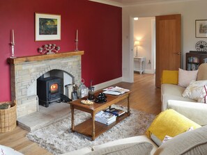 Homely lounge with wood burner | Ashlea, Barnard Castle
