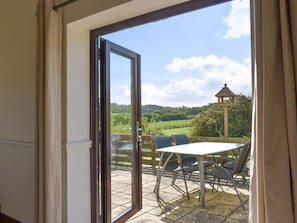 French doors to patio area and garden | The Old Dairy, Thorncombe, near Broadwindsor