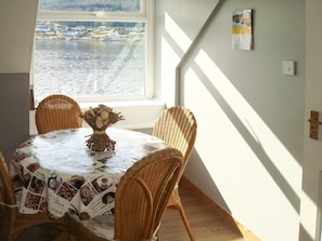 Convenient dining area | Fleet Cottage, Portree, Isle of Skye