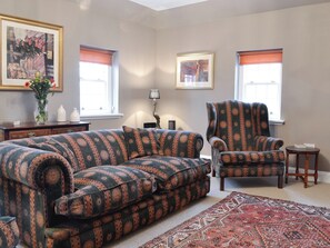 Stylish and comfortable living room | Gardener’s Cottage - Old Montrose, Montrose