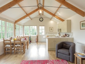 Large, well presented open plan living space | The Signal Box, Loddiswell Station, near Kingsbridge