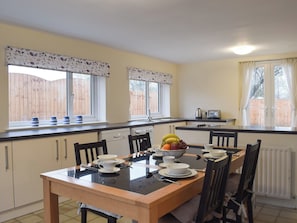 Kitchen with dining area | Brookside Cottage, Forton, near Garstang