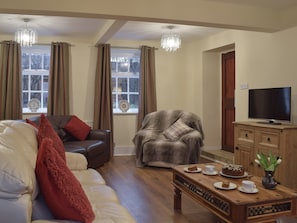Living room with Freeview TV | Brookside Cottage, Forton, near Garstang