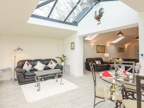 Light and airy conservatory/ dining area | Bay Cottage, Boughton, near Downham Market
