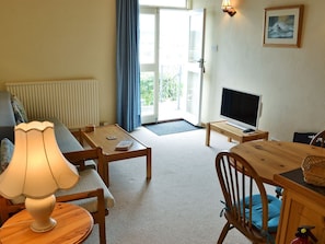 Intimate living area | Morvoren - Polhaun Holiday Apartments, Mevagissey, near St Austell