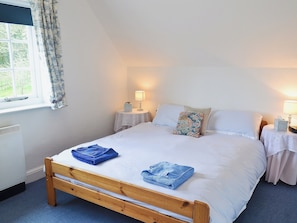 Double bedroom | Keepers Cottage , Mawnan Smith, Falmouth