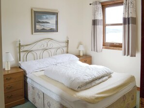 Comfortable double bedroom | Lochinchard Cottage, Kinlochbervie, Sutherland