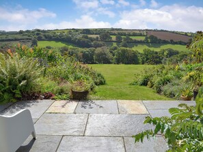 Stunning views from the patio | The Old Vicarage, Manaccan, Helford and The Lizard Peninsula