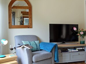 Tastefully furnished living area | Cornbrash Farm Cottage, Earlsdown, near Heathfield