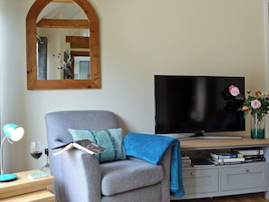 Tastefully furnished living area | Cornbrash Farm Cottage, Earlsdown, near Heathfield