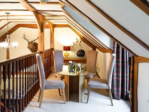 Dining area | Fochy Cottage - Waulkmill Cottages, Kinross, near Perth