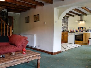 Living room with wood burner | Valley Cottage, Cwm Penmachno, near Betws-y-Coed