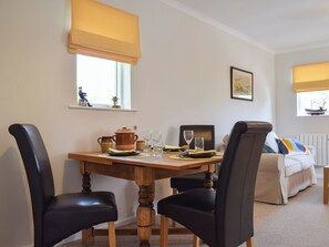 Modest dining area | Stonecot, Wootton Bridge, near Ryde