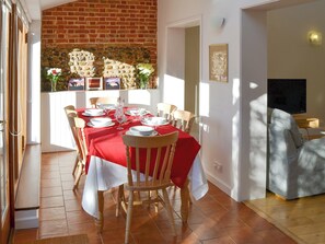 Delightful dining area | The Cattle Sheds, Knapton, near North Walsham