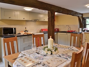 Dining area & kitchen | Mill Cottage, Peterchurch, near Hay-on-Wye