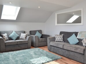 Lounge area | Penfose Apartment, Mevagissey