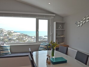 Dining area | Penfose Apartment, Mevagissey