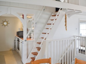 Staircase | Beach Corner Cottage, Gorran Haven, near St Austell