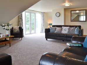 First floor living room with balcony | Barwick, Exbourne, near Okehampton