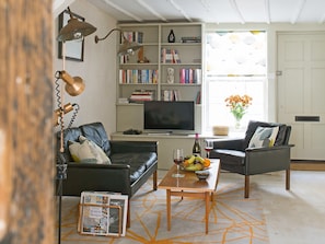 Contemporary styled living room | Smugglers Cottage, Margate