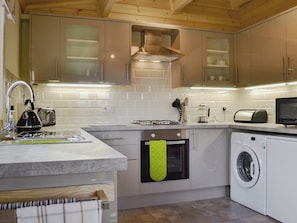 Well equipped kitchen | Callow Lodge, Bromlow, near Minsterley