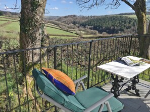 Relaxing sitting out area with great views | The Platt, Rezare, near Launceston