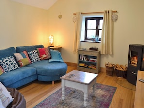 Cosy living area | Trevellyan Barn, St Austell