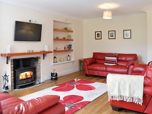Living room | The Farm House - Lower North Radworthy Cottages, Heasley Mill, near South Molton