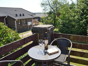Sitting out area | Pleasant Spot Lodge, Hartland Forest, near Bideford