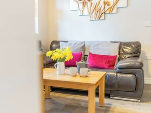 Cheerfully decorated living area | Bwthyn Bach, Dyffryn Ardudwy, near Barmouth